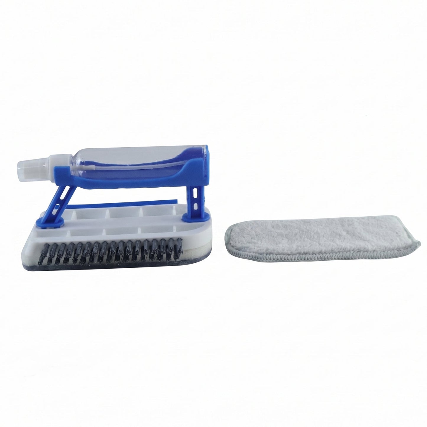 3 In 1 Multi Purpose Cleaning Brush With Soap Dispenser Sponge Scrubber (1 Pc)