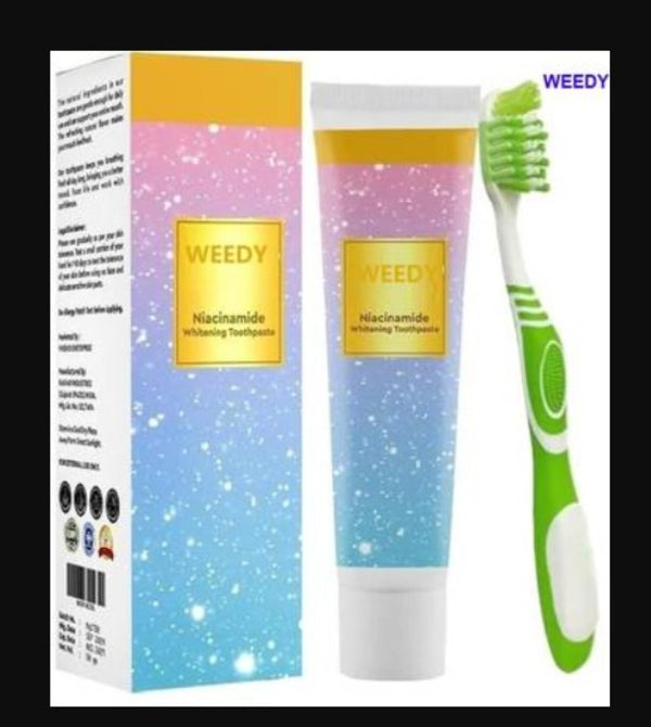 Whitening Toothpaste with Soft-Bristle Toothbrush