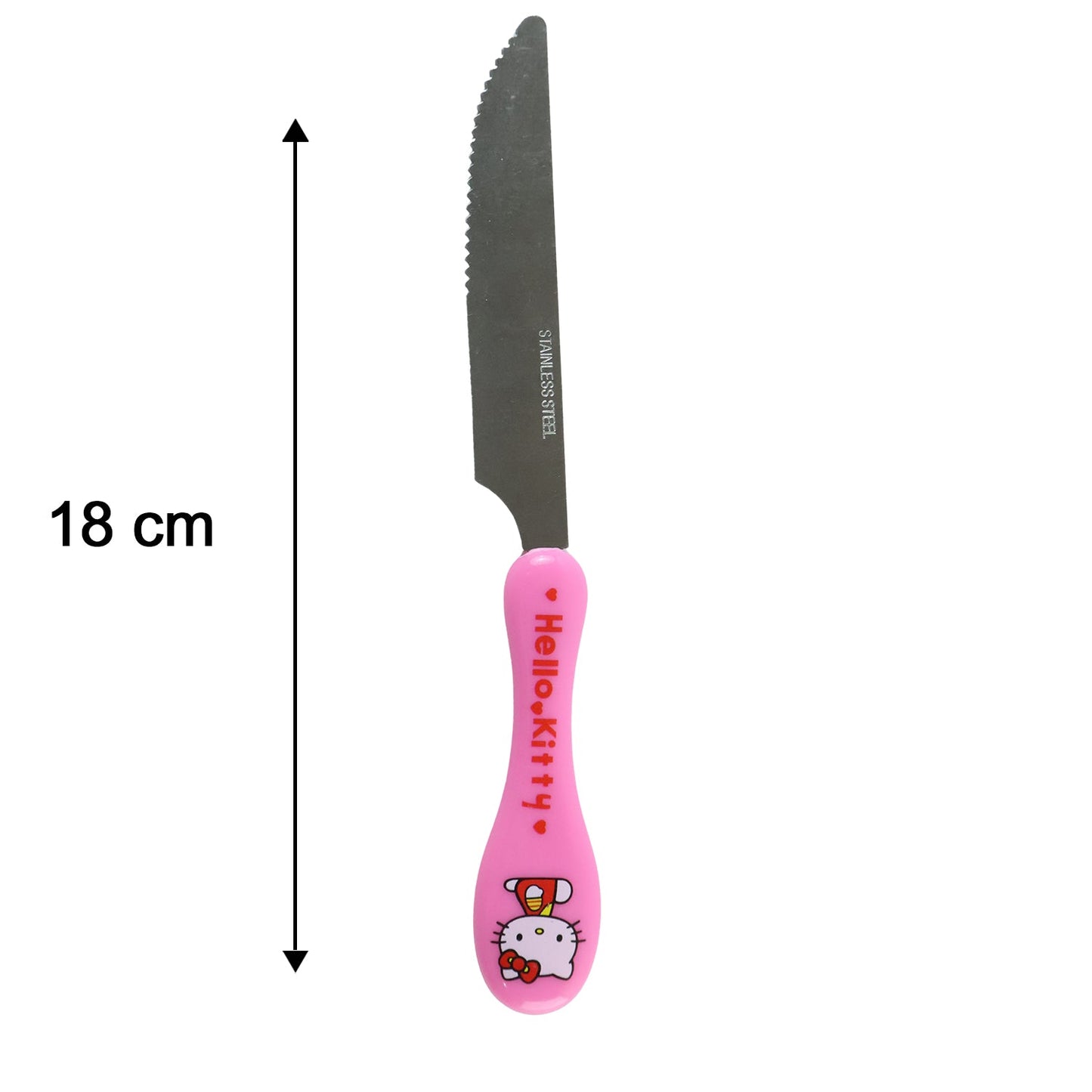3 In 1 Kids Cutlery Set With Case Spoon Fork Knife For Children (1 Set)
